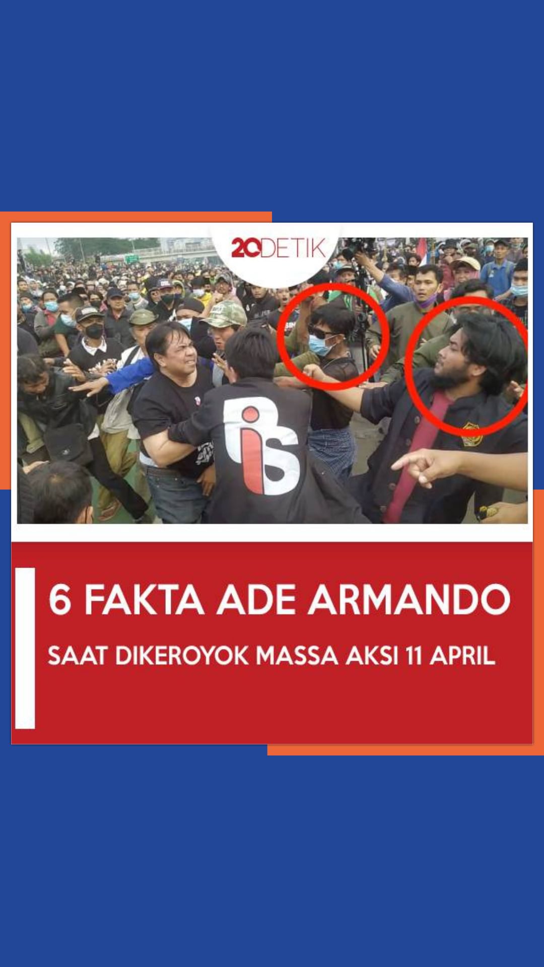 Ini dia 6 fakta pengeroyokan Ade Armando yang terjadi saat aksi 11 April di depa…