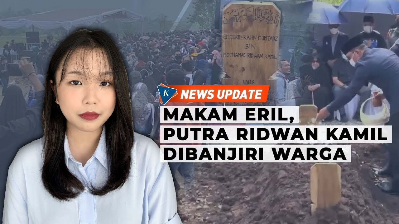 Peziarah Makam Eril Membeludak, Keluarga Ridwan Kamil Ucapkan Terima Kasih