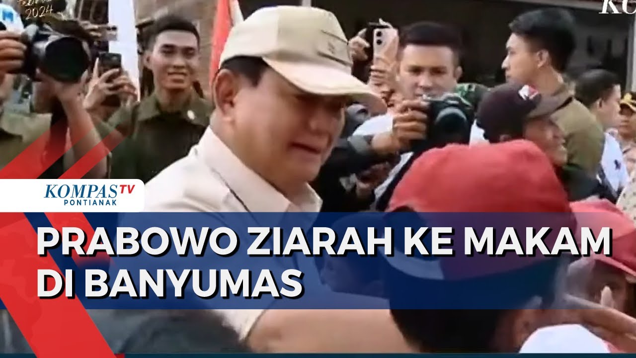 Prabowo Ziarah ke Makam di Banyumas: Saya Hadir sebagai Menhan