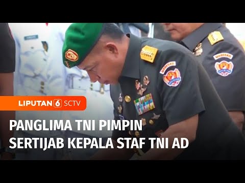Sertijab dari Jenderal Dudung Abdurrahman kepada Jenderal TNI Agus Subianto | Liputan 6