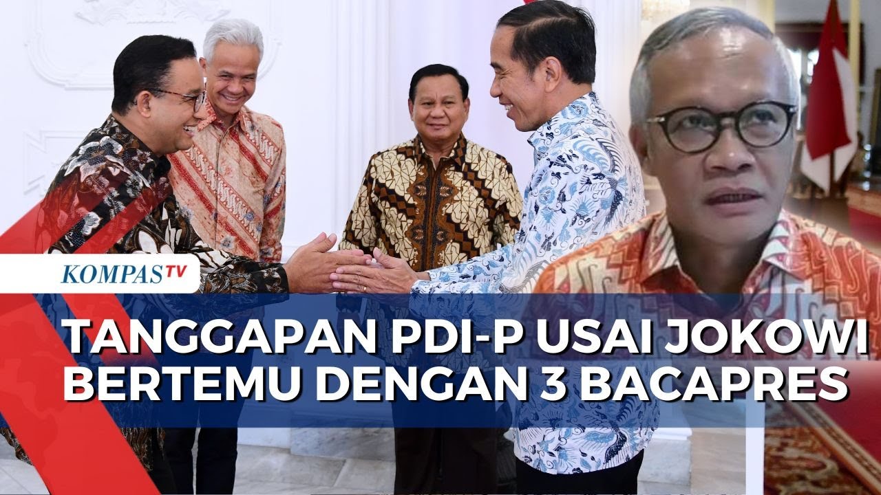 Tanggapan PDIP Terkait Jokowi Undang Anies, Ganjar dan Prabowo ke Istana untuk Tunjukkan Netralitas